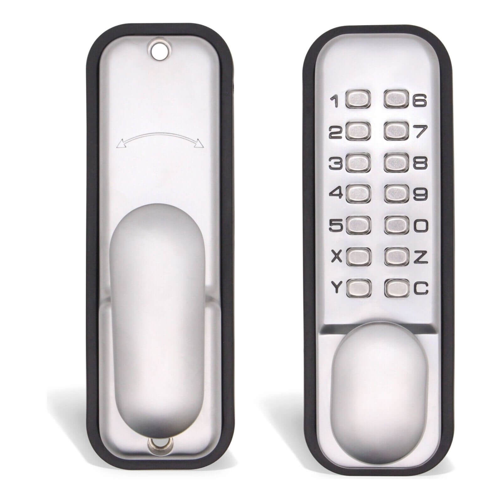 Digital Push Button Mechanical Code Lock For Home And Office Satin Digital Push Button Mechanical Code Lock For Home And Office Satin