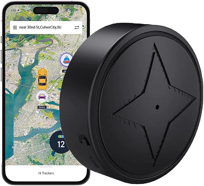 Mini Round GPS Car Tracker with Voice Call Back