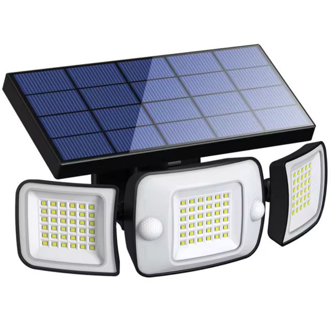 Intelamp Solar Security Lights 6000mAh